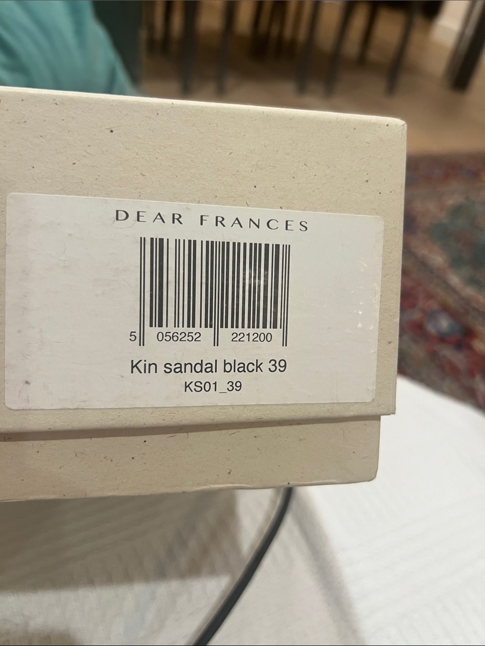 Dear Frances Black Platform Thong Sandals - Picture 6 of 6